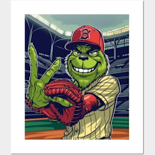 The Grinch Vs Cleveland Indians Logo: Iconic Confrontation Begins Posters and Art